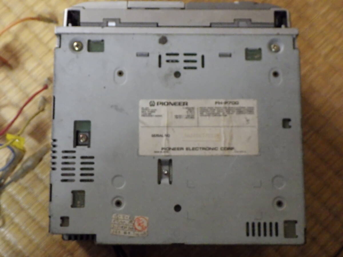 残念ジャンク パイオニア carrozzeria FH-P700 CD／カセット／AM・FMチューナー DSP の画像7