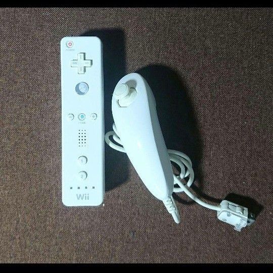 Wii リモコン ヌンチャクセット白 ホワイト 任天堂純正品