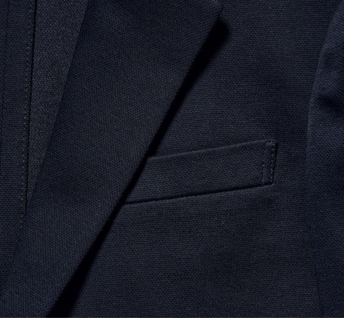 ユニクロ テーラードジャケット ボトムス ネイビー UNIQLO フォーマル セットアップ 160センチ ボーイズ 男の子 スーツ