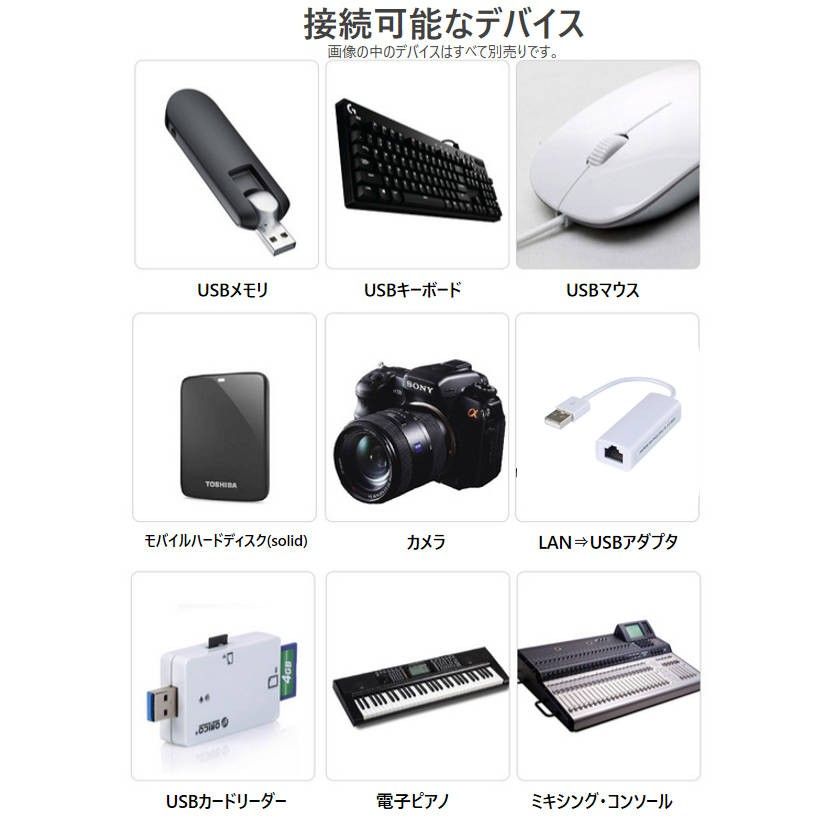 iPhone用 USBポート 変換アダプタ LightningオスtoUSBメス USB機器接続 OTG iPadライトニング 