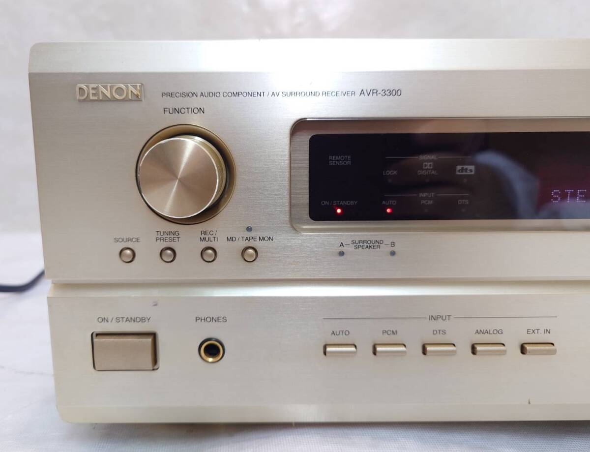 n5 DENON Denon AVR-3300 AV Surround receiver (AV amplifier ) electrification has confirmed 