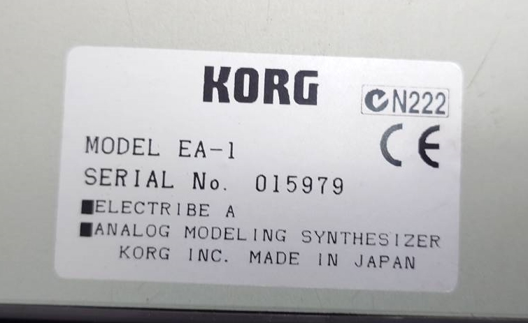 u5 KORG ELECTRIBE ER-1 ES-1 EA-1 3台セット リズムプロダクション サンプラー アナログモデリングシンセサイザー 通電確認済みの画像6