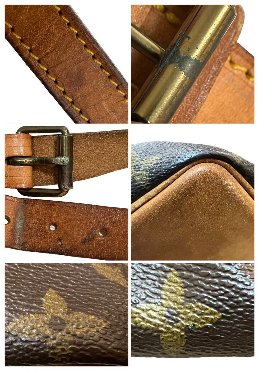 ジャンク 鑑定済み 本物 ルイヴィトン LOUIS VUITTON ショルダーバッグ M42226 プチ・ノエ モノグラム バッグ [TK24-0514-2]_汚れ　傷　変色　剥がれ　割れ　さび