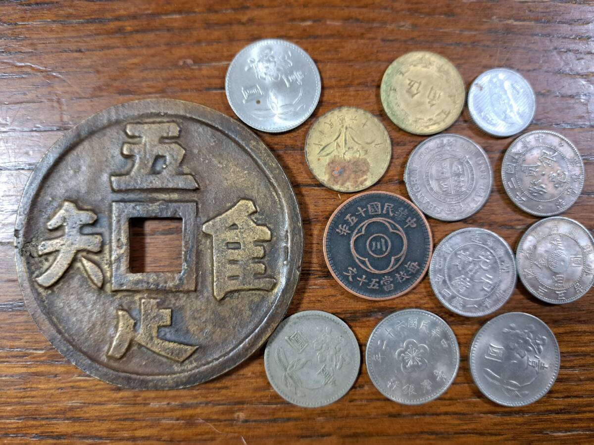 中国古銭　金圓流通 光緒元寶 銀貨 渡来銭 アジア 台湾　收藏品　11_画像1