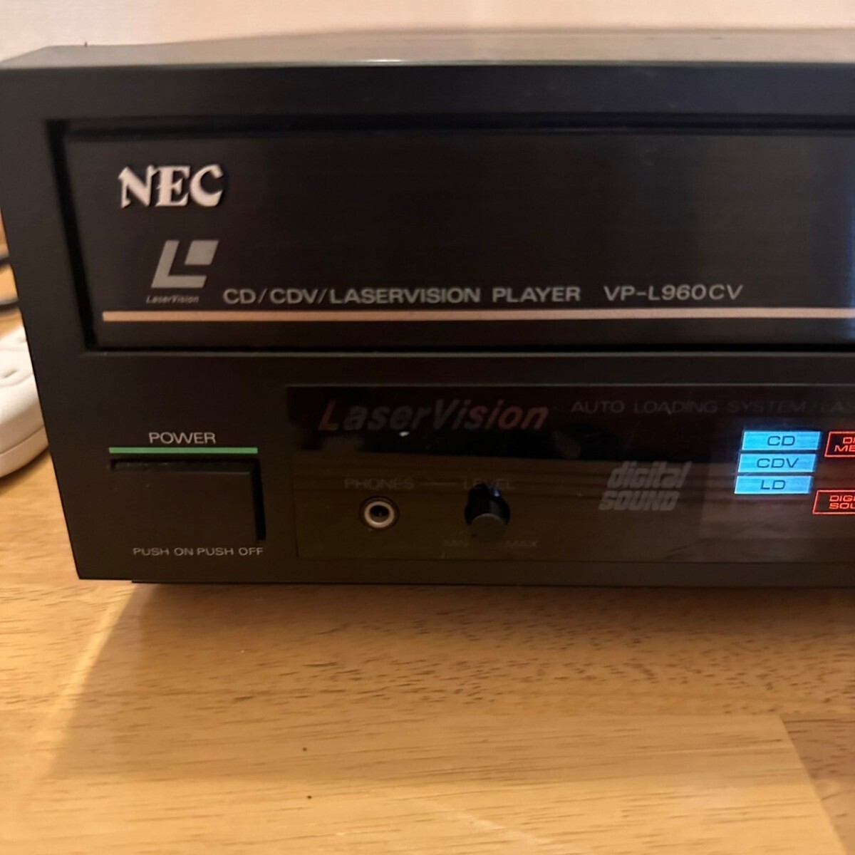 NEC laser disk player VP-L960CV