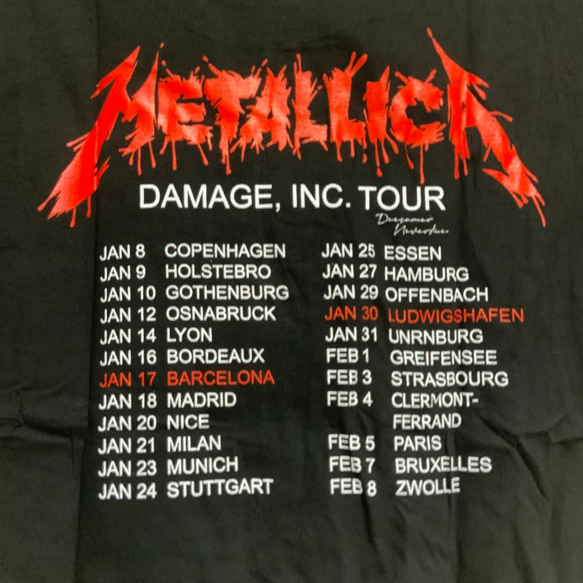 メタリカ　Metallica Tシャツ　Lサイズ　スカル　ロックバンド 半袖Tシャツ バンドTシャツ