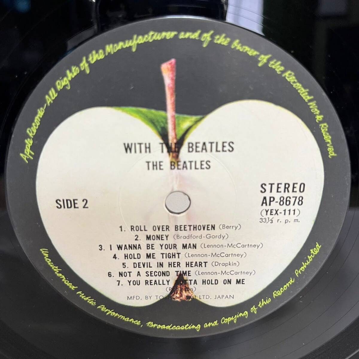 【LP】レコード 再生未確認 ビートルズ With The Beatles / ステレオ! これがビートルズ Vol.2 AP-8678 ※まとめ買い大歓迎!同梱可能です_画像8