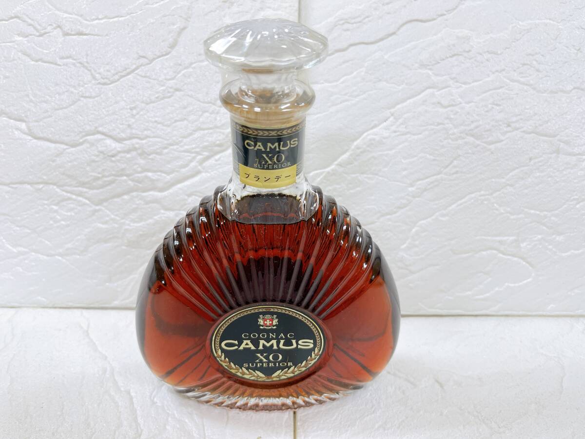 CAMUS XO SUPERIOR COGNAC 700ml 40% 缶型箱付 カミュ スペリオール コニャック ブランデー 古酒 未開栓 希少_画像4