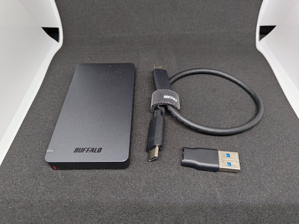 BUFFALO ポータブルSSD 480GB PS4動作確認済み