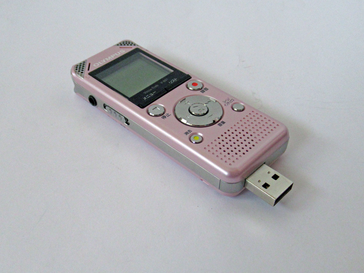 **[ free shipping ]OLYMPUS VoiceTrek V-801 PNK( pink ) Olympus voice recorder used operation verification goods **