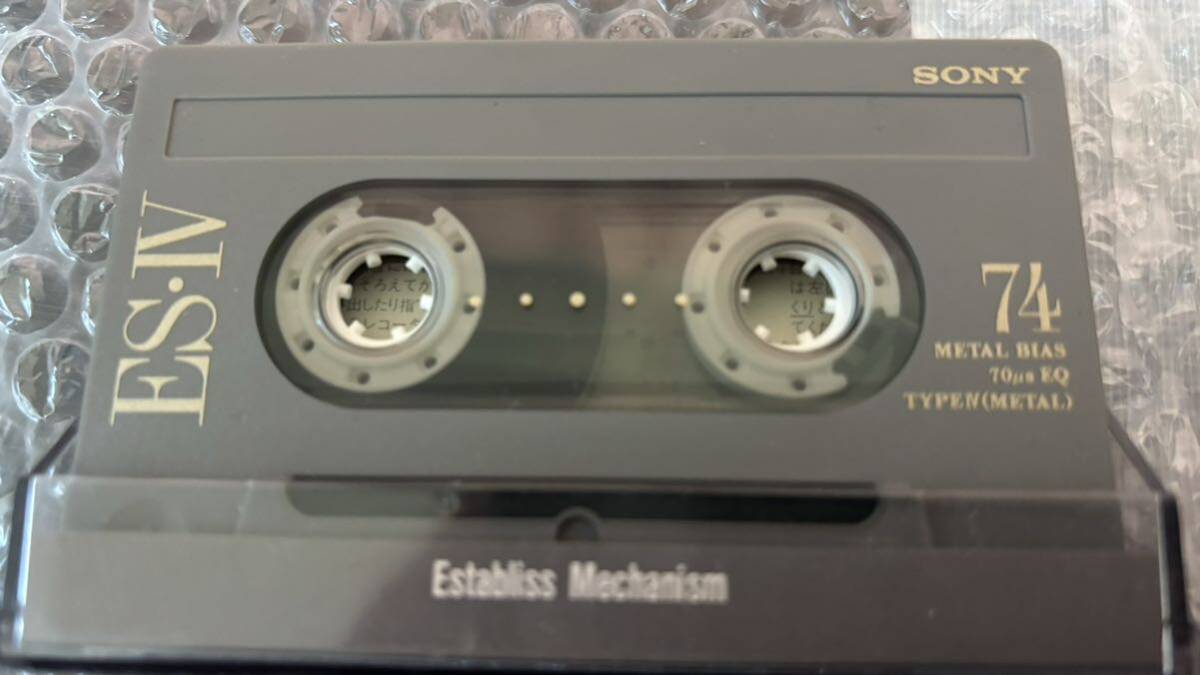 [ used ]SONY ES-IV 74 2 ps cassette tape beautiful goods 