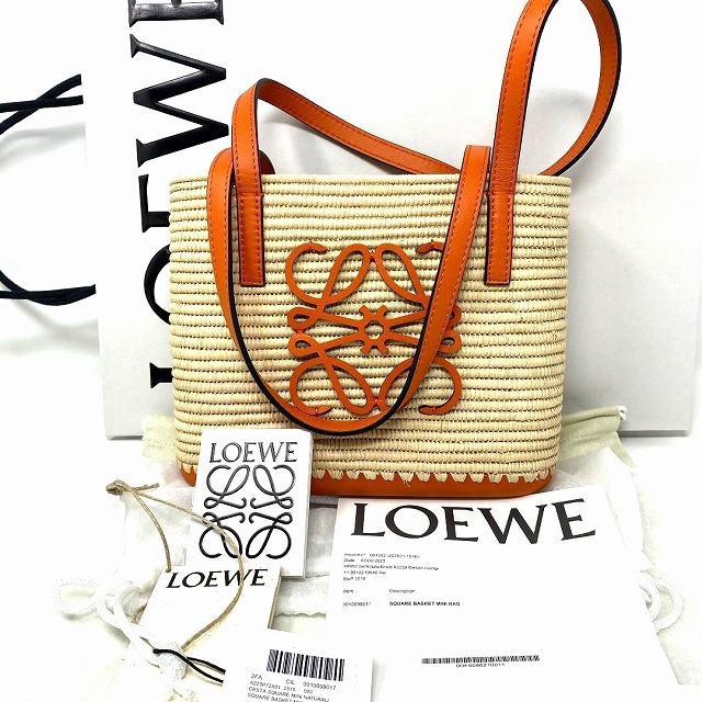 新品　LOEWE ロエベ　バスケットバッグミニ_画像1