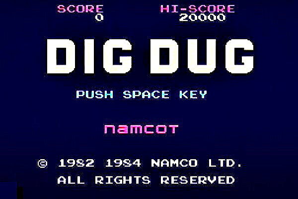 動作品 MSX 『 ディグダグ DIGDUG 』 _ NAMCO _　_画像8