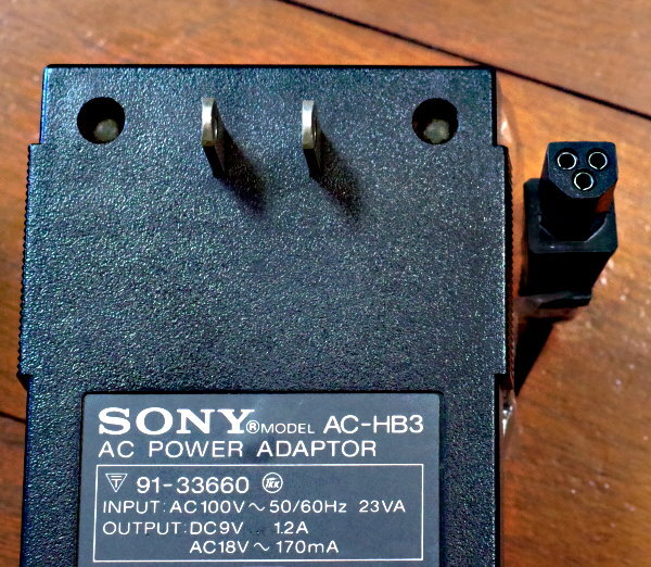 [ Panasonic FS-AA51 / FS-AA51Mk2 ]&[ SONY HB-F1 / HB-FⅡ ]4 тип специальный AC адаптор 