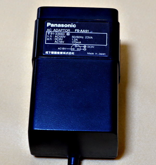  【 Panasonic FS-AA51 / FS-AA51Mk2 】&【 SONY HB-F1 / HB-FⅡ 】4機種専用 ACアダプターの画像1