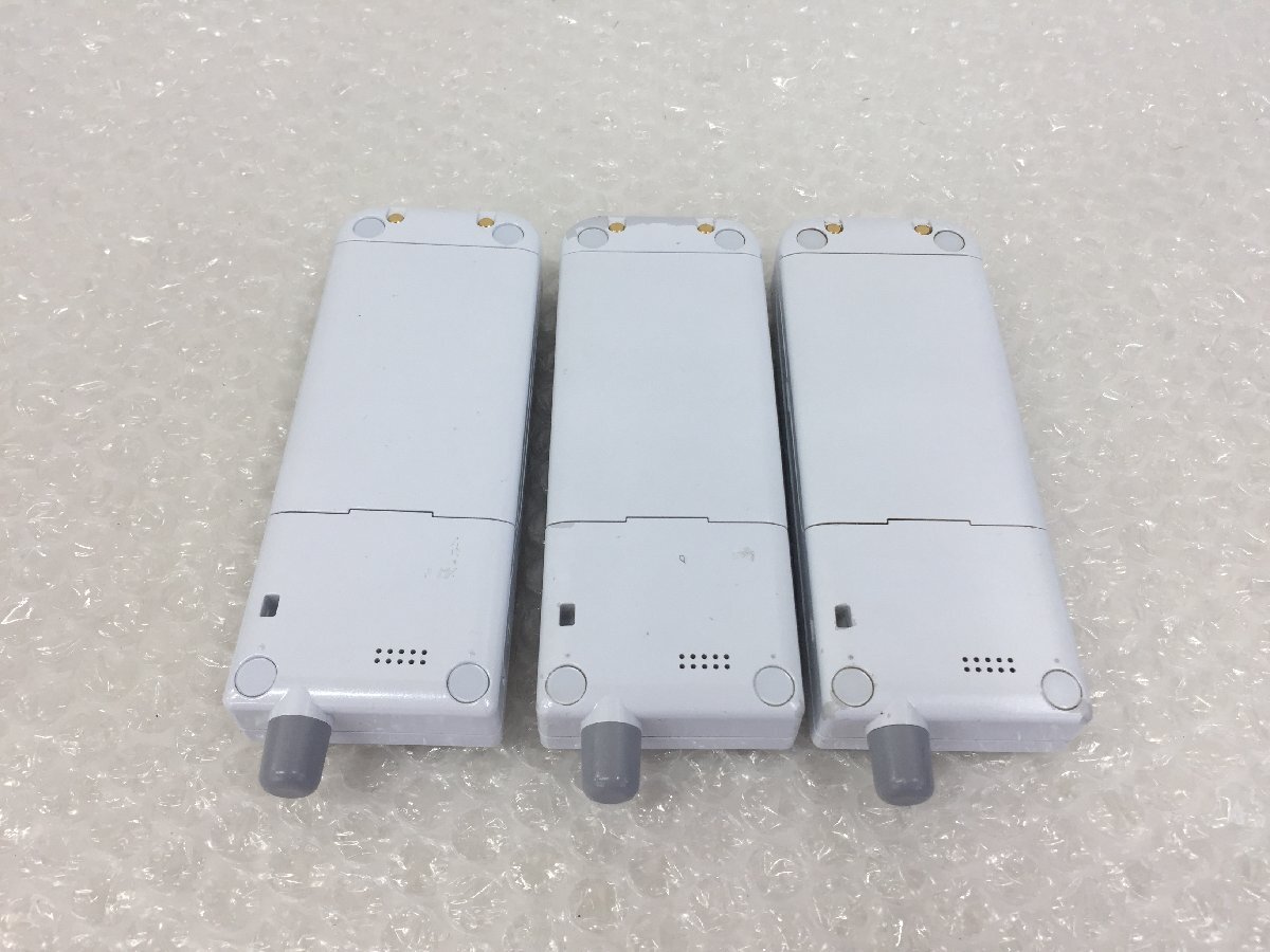 2020年製 日立 HITACHI 事業所用 デジタルコードレス HI-D8PSⅡWP 3台セット 電池付 初期化済   (管2OF-N21)の画像7