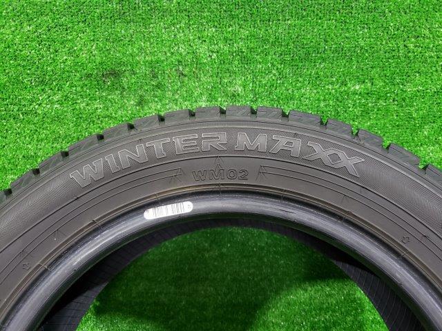 ダンロップ DUNLOP スタッドレスタイヤ 1本 WINTER MAXX WM02 155/65R14 2022年 8分山 WM01 WM03_画像2