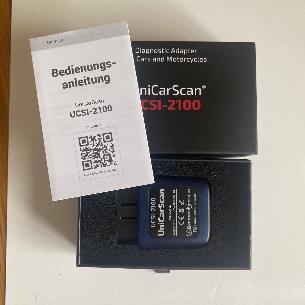Unicarscan UCSI-2100 OBD2 Adapter For BMW Coding Bimmercode Motoscanの画像2