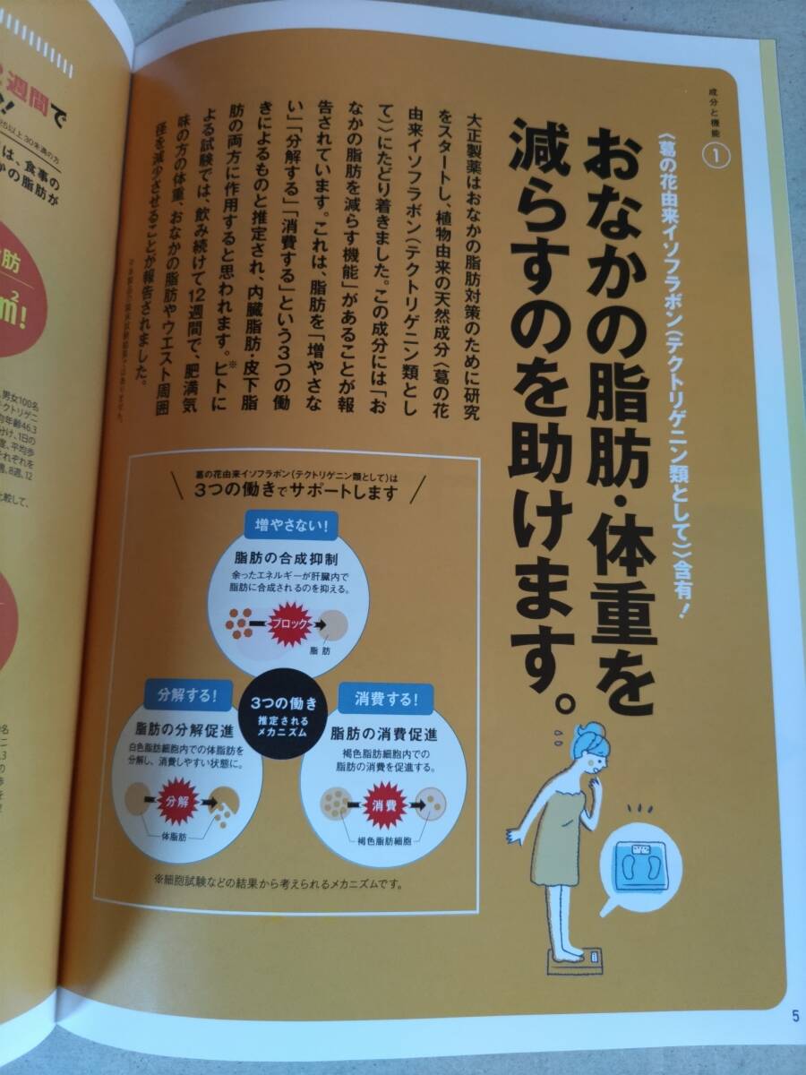 即決 数量3まで可能 新品未開封 大正製薬 おなかの脂肪が気になる方のタブレット（粒タイプ）90粒入り 1袋 賞味期限2026年10月お腹の脂肪_画像5