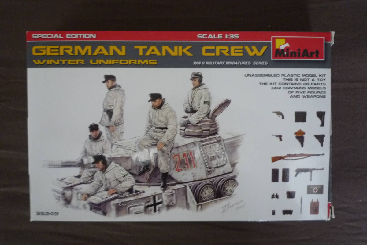  Mini искусство MiniArt 35249 1/35 второй следующий мир большой битва * Германия бак Crew зима оборудование ( Special Edition )