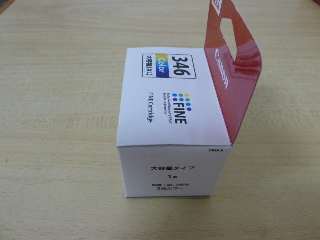 ★送料無料★Canon 純正 インク カートリッジ キヤノン BC-346XL 3色カラー 大容量 未使用/未開封 (取付期限切れ)_画像3