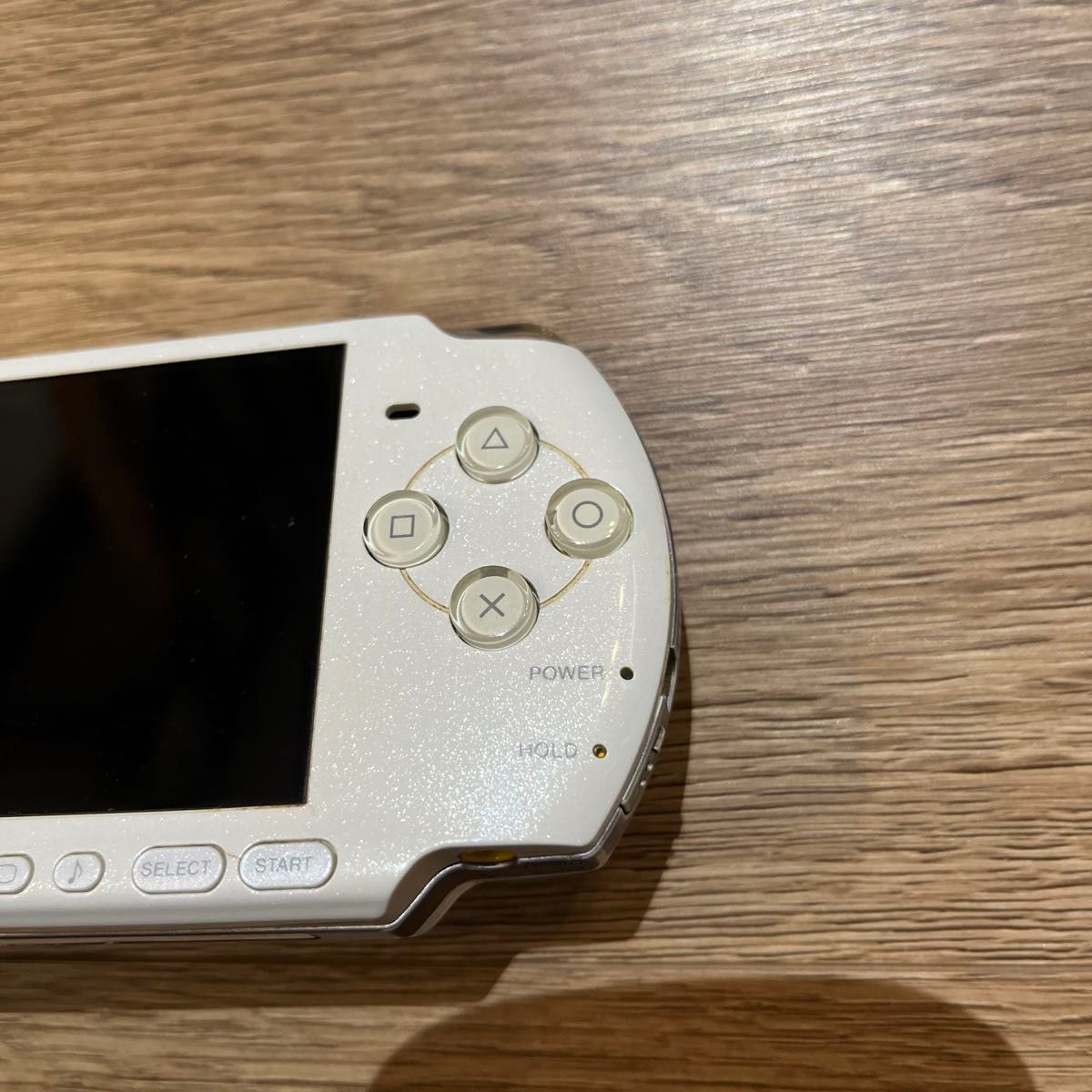 psp-3000 本体　 動作確認済み　バッテリー充電器付き　ラメ　ホワイト PSP