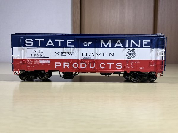 NEW HAVEN ＃45090　STATE OF MAINE PRODUCTS　ボックスカー　真鍮製精密模型_画像1
