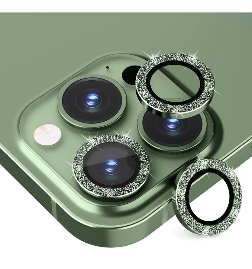 Suoman カメラフィルム 対応 iPhone 13 Pro / iPhone13 Pro Max 用 カメラ レンズ 保護 カバー 適用 アルミニウム合金＋強化ガラス製