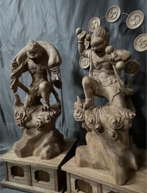  extra-large type height 50cm. wave sculpture Buddhism handicraft total . made finest quality carving tree carving Buddhist image manner god . god . image 