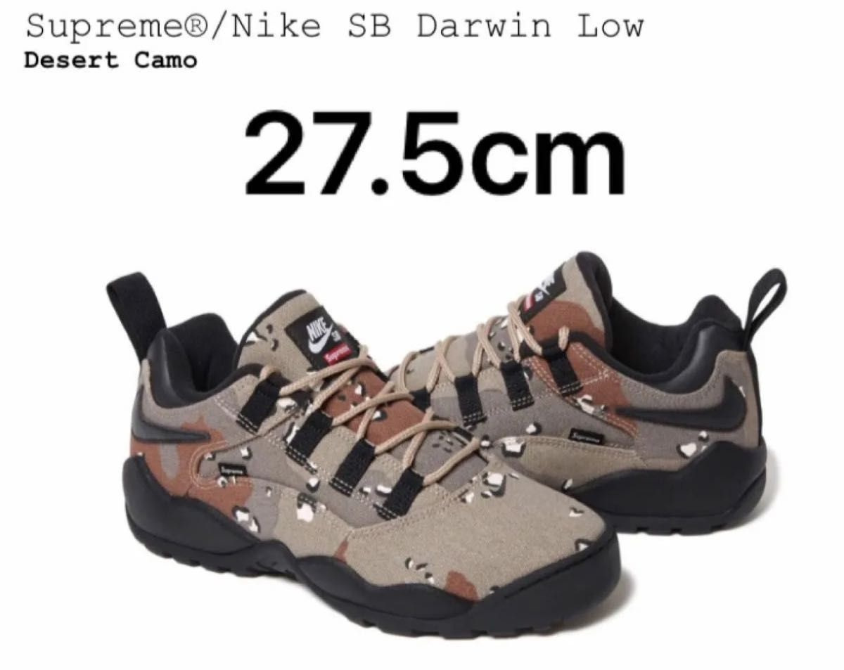 Supreme × Nike SB Darwin Low Desert Camo 27.5cm