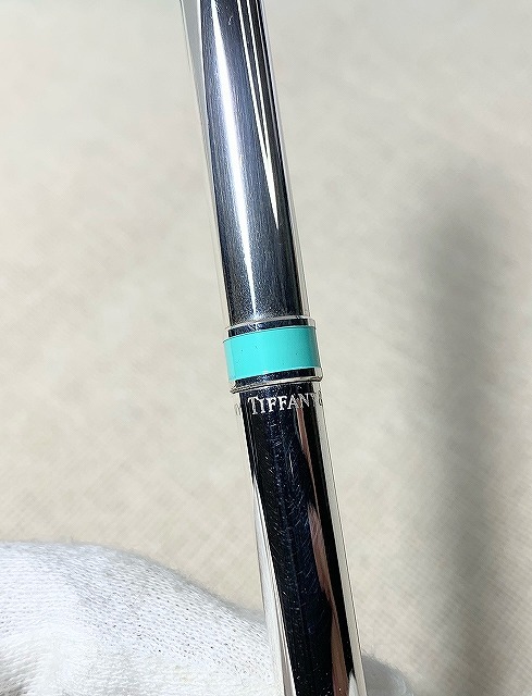 TIFFANY&Co. ティファニー ボールペン 回転式 ツイスト式 Tクリップ AG925 シルバー925 銀製 保存袋付き 筆記OK_画像3