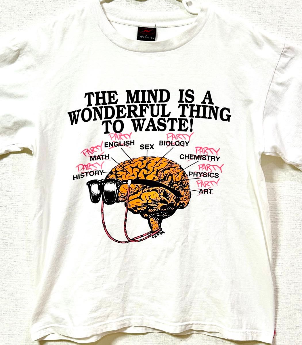 Brain Waves Tシャツ 脳みそプリント party エロ ユーモア