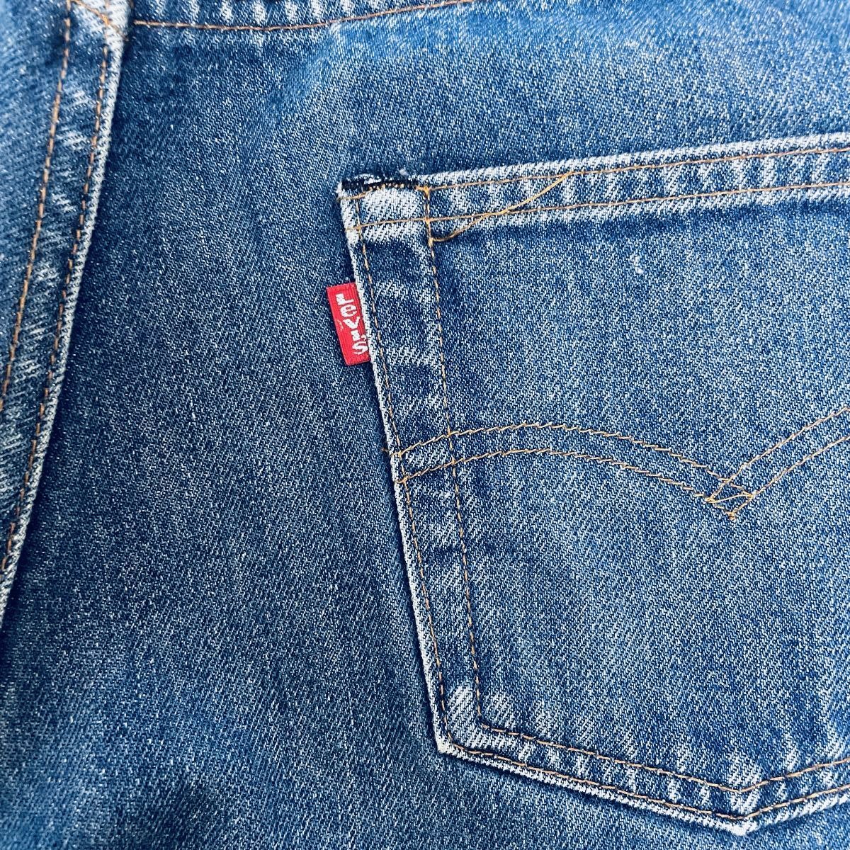 80\'s Levi\'501 red ear USA made Levi's 501 inside . single original Vintage bell bell Gin Fujiwara hirosi