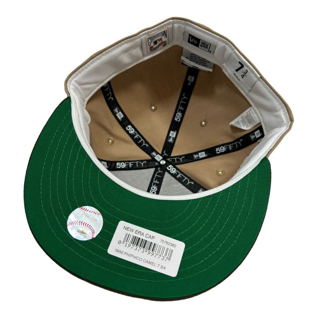 新品73/4 フィラデルフィア・フィリーズ　海外限定ニューエラキャップ　59FIFTY NEW ERA 帽子 日本未発売　ベースボールキャップ_画像8