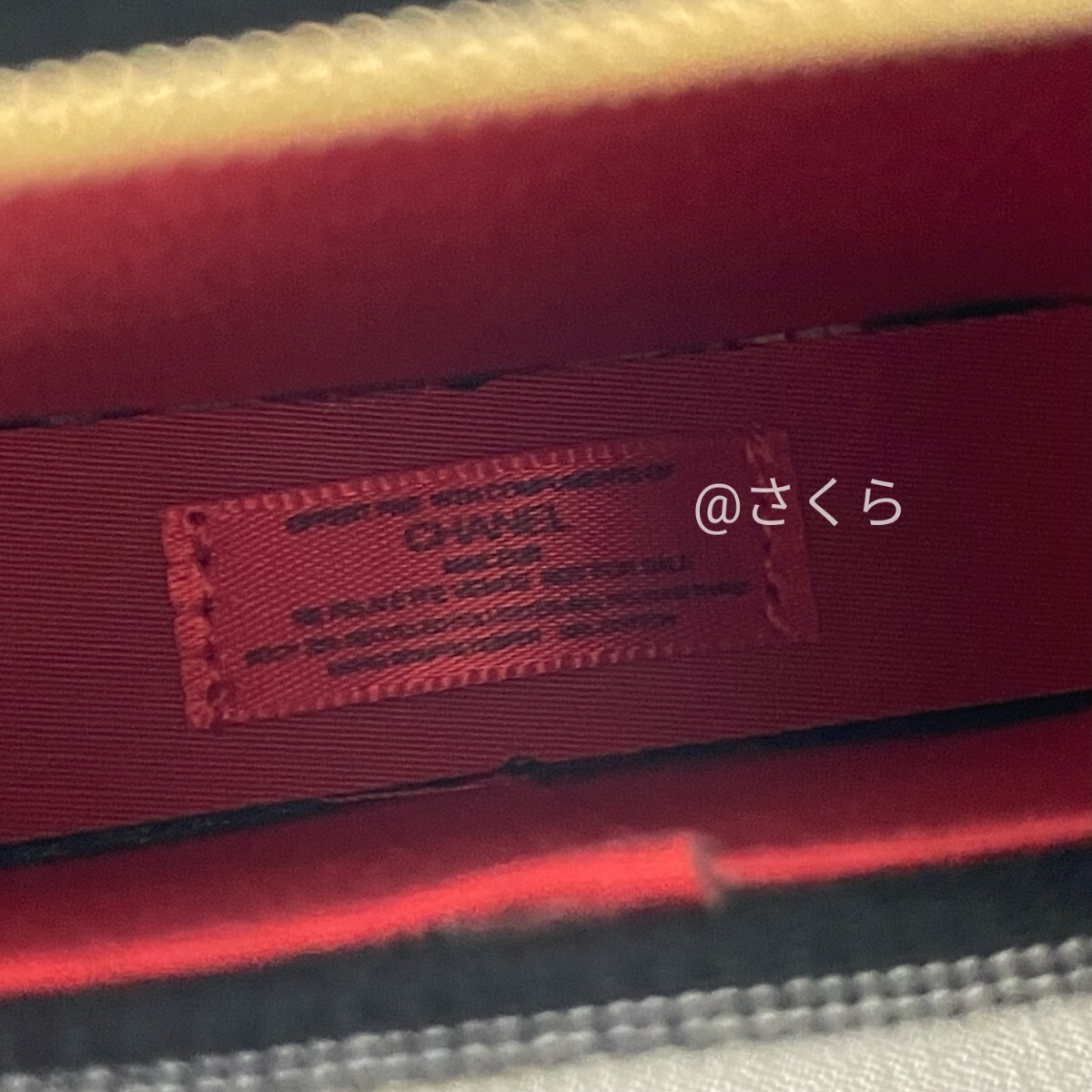 シャネル CHANEL ノベルティ リップケースポーチ チェーン付き シャネル CHANEL ノベルティ リップケースポーチ チェーン付き