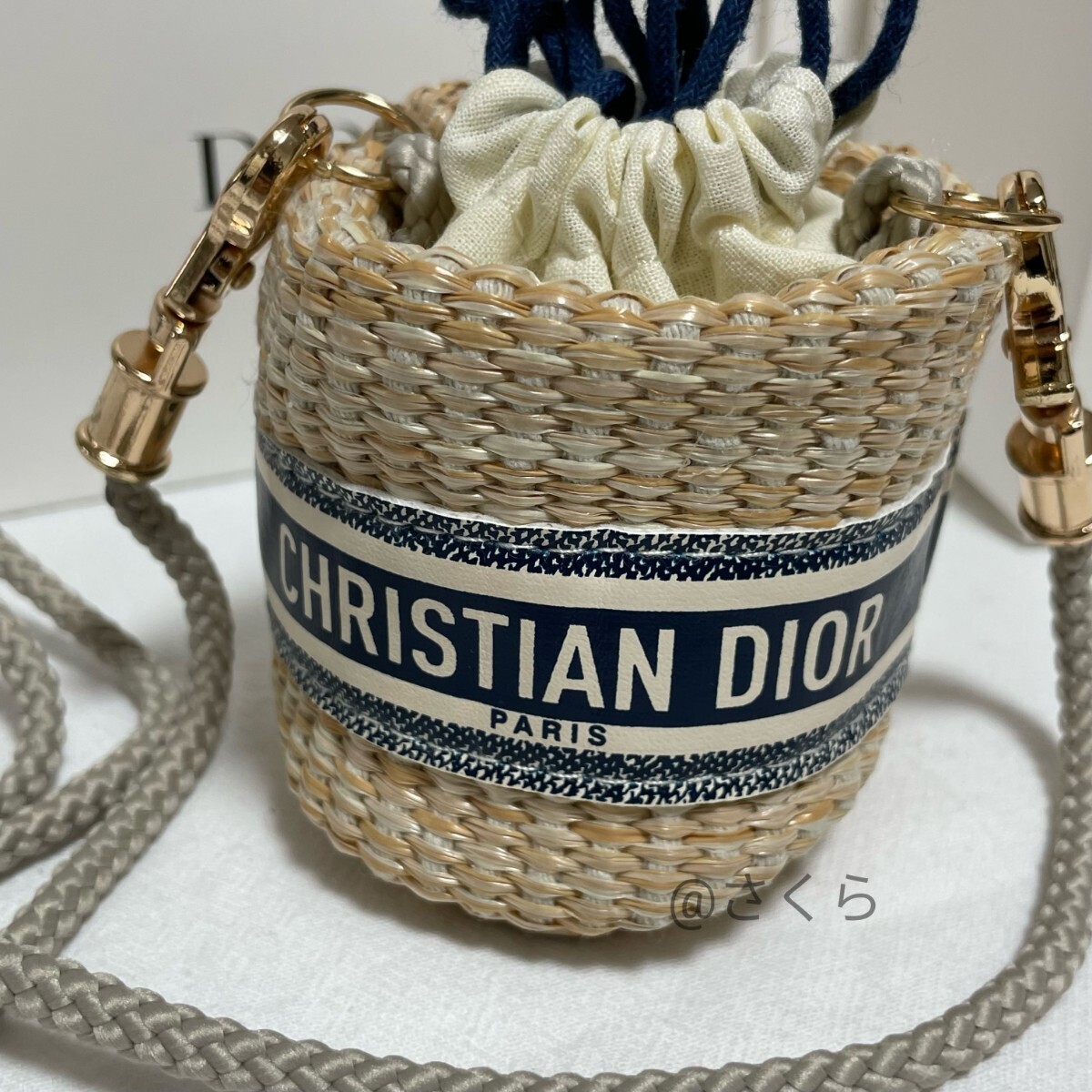 新品 DIORディオールノベルティ ストローポーチロゴ ミニ 新品 DIORディオールノベルティ ストローポーチロゴ ミニ