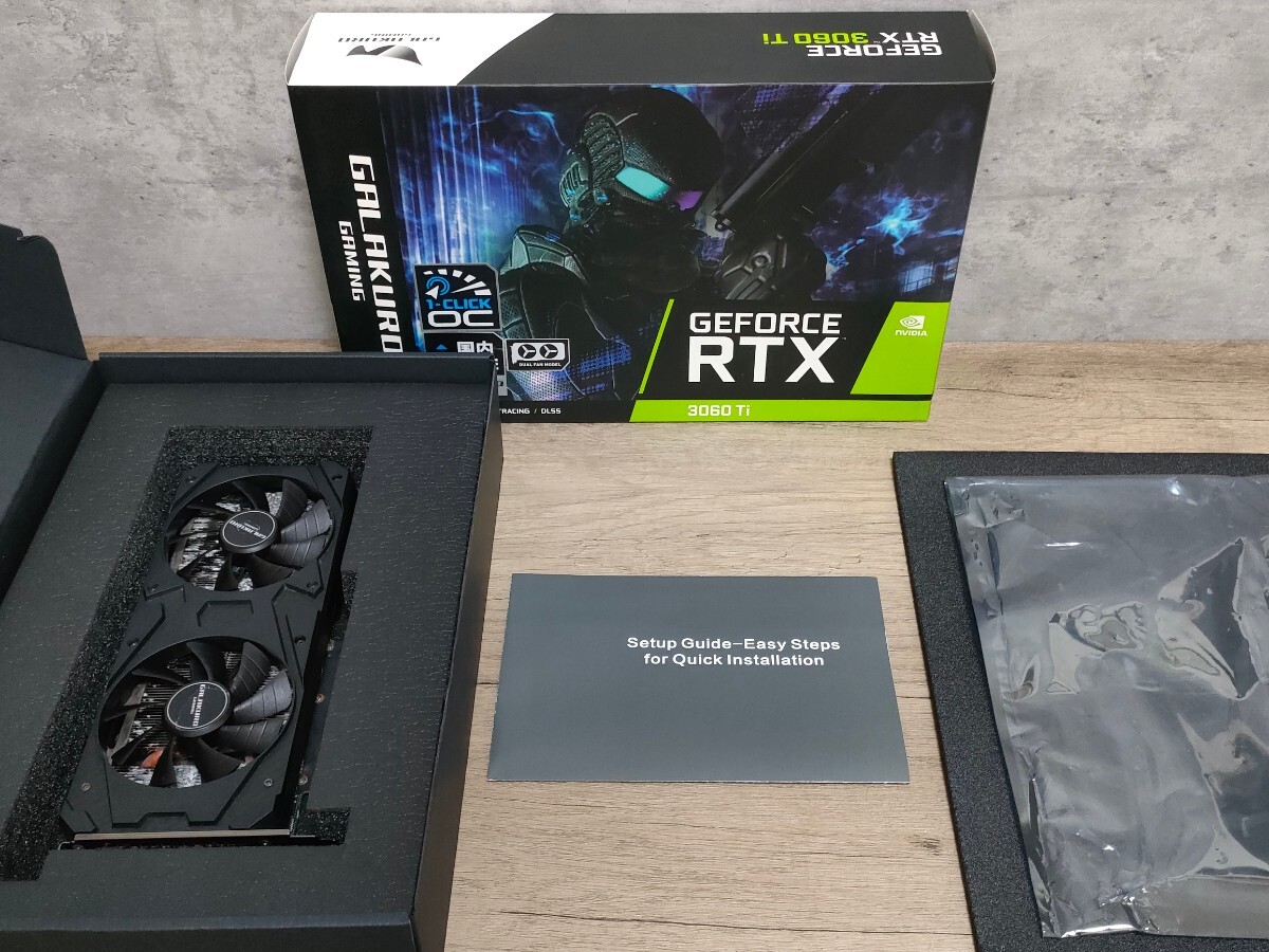 NVIDIA 玄人志向 GeForce RTX3060Ti 8GB GALAKURO GAMING OC 【グラフィックボード】の画像2