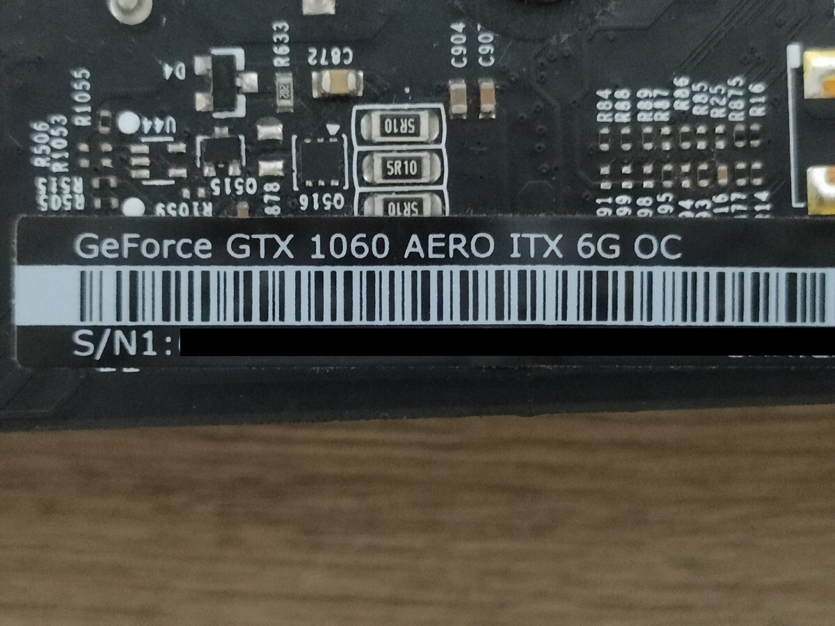 NVIDIA MSI GeForce GTX1060 6GB AERO ITX OC [ графическая плата ]