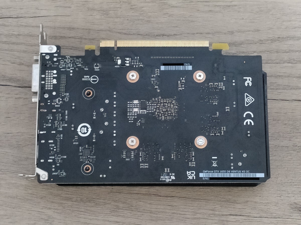 NVIDIA MSI GeForce GTX1650 4GB D6 VENTUS XS OC [ графическая плата ]
