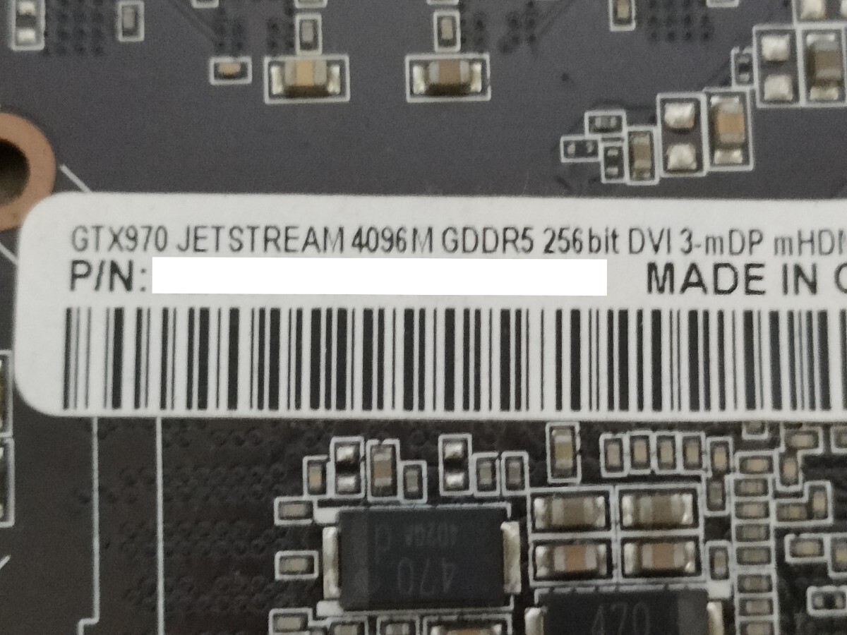 NVIDIA Palit GeForce GTX970 4GB JET STREAM 【グラフィックボード】_画像7