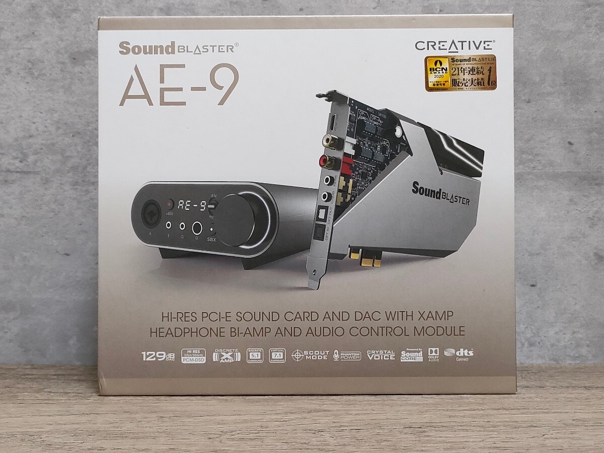 CREATIVE Sound BLASTER AE-9 【サウンドカード】_画像2