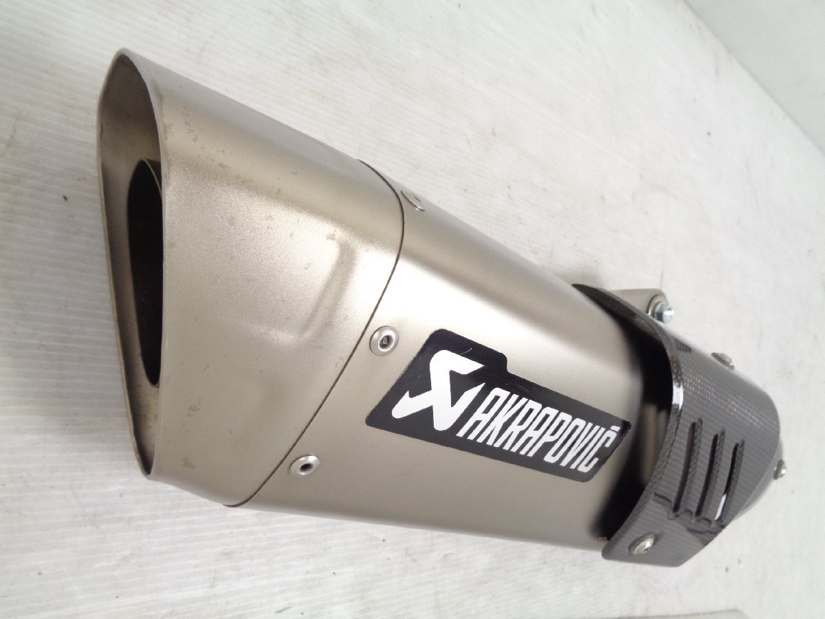 MT10 MT-10SP RN50J 17-21 akrapovic アクラポビッチ チタン レーシング スリップオン サイレンサー マフラー 良品【E469】_画像2