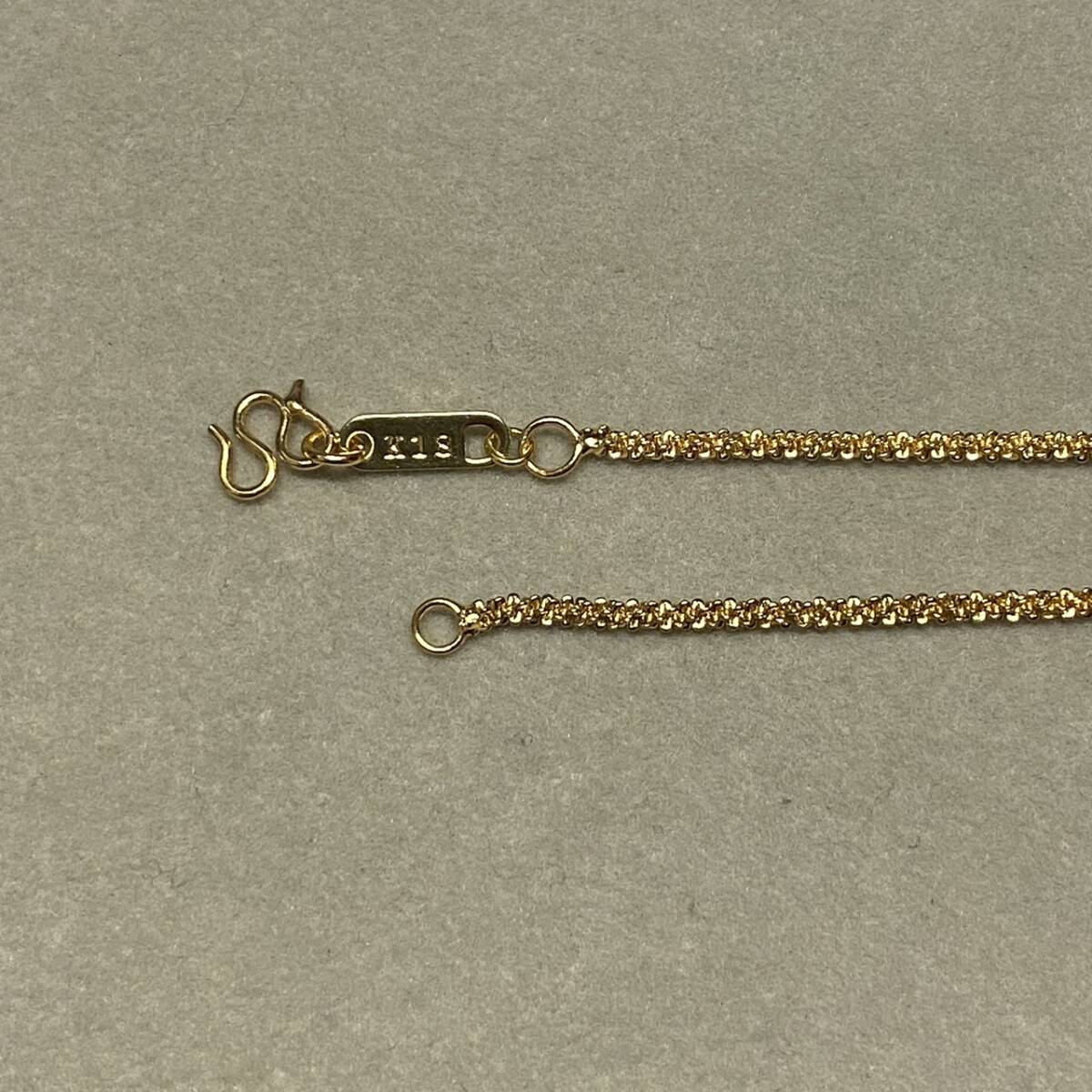 18KGP 18金 鍍金 カリフラワーチェーン ゴールドネックレス gold necklace 49_画像6