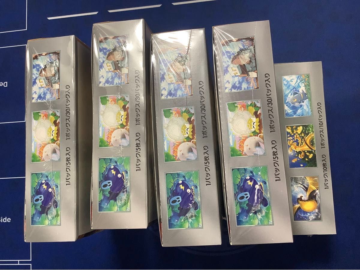 ポケモンカード クレイバースト 未開封　シュリンク付き　4BOX シャイニートレジャーex 合計 5box