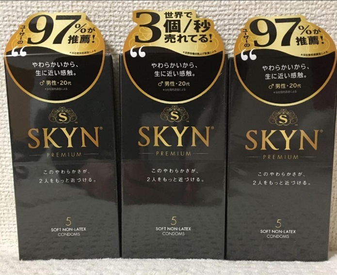 匿名配送★送料無料★SKYN オリジナル アイアール コンドーム 5個入 × 3箱 新品 即決