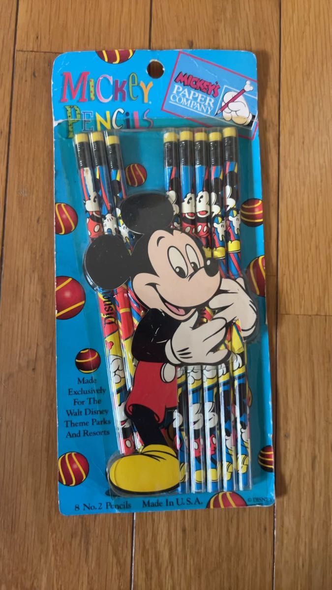 ヴィンテージ ディズニー ミッキー えんぴつ