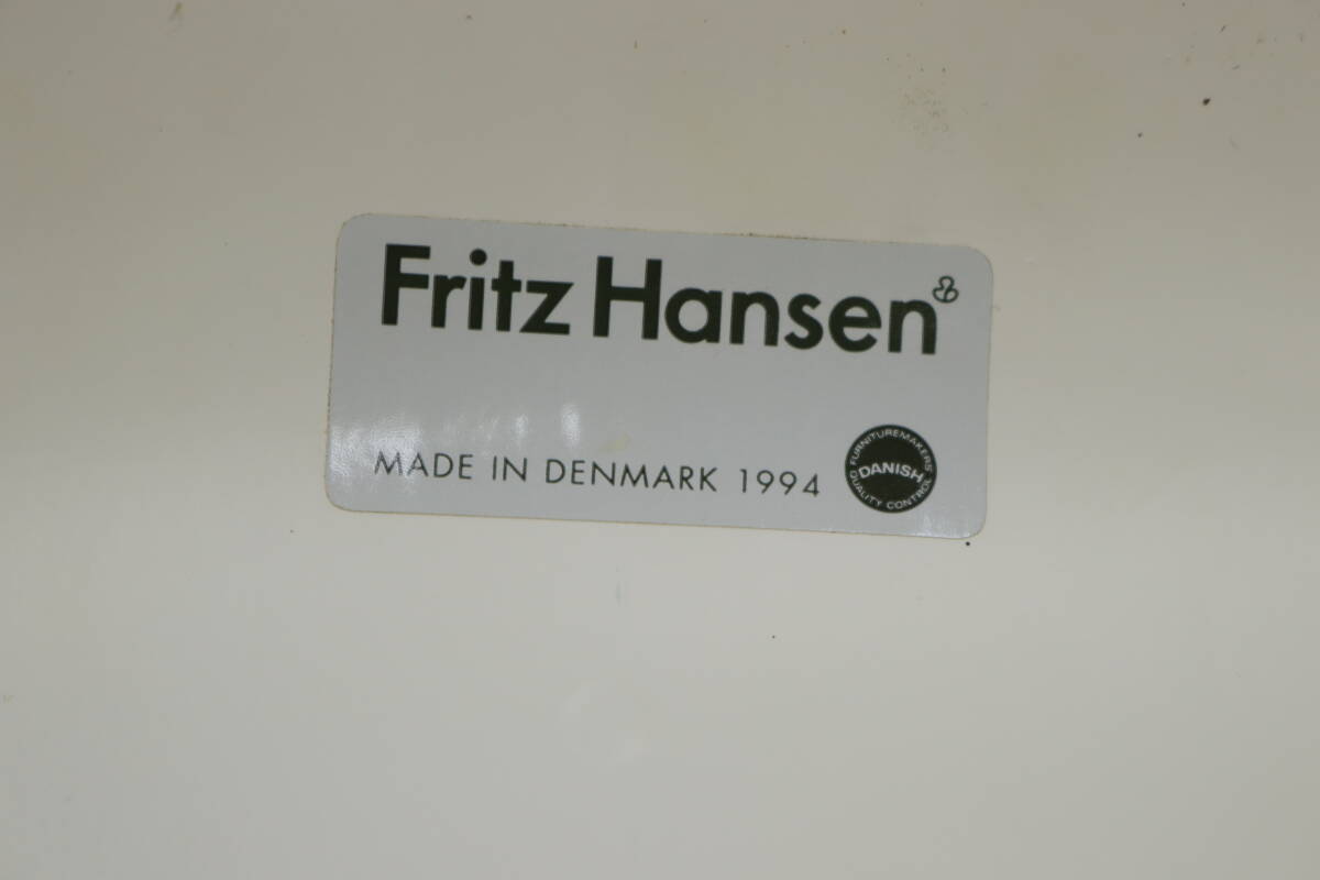 ◆Fritz Hansen フリッツハンセン セブンチェア ホワイト ラッカー 北欧 デンマーク 2/ヴィンテージアント/ODT23213◆_画像8