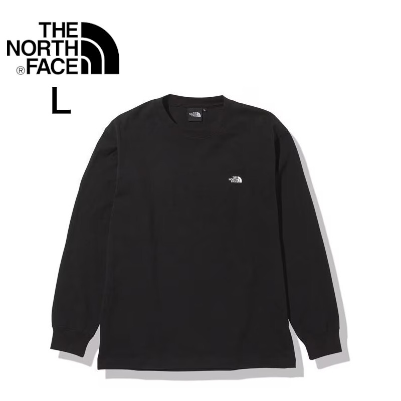 【J-74】 THE NORTH FACE　ノースフェイス　ロングスリーブヌプシコットンティー NT32338 サイズ：L カラー：ブラック_画像1