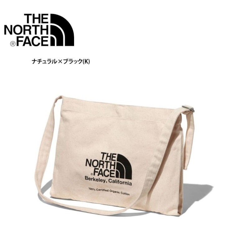 【NM82041 K-2】 THE NORTH FACE　ノースフェイス　ミュゼットバッグ Musette Bag　オーガニックコットン バッグ ブラック_画像1