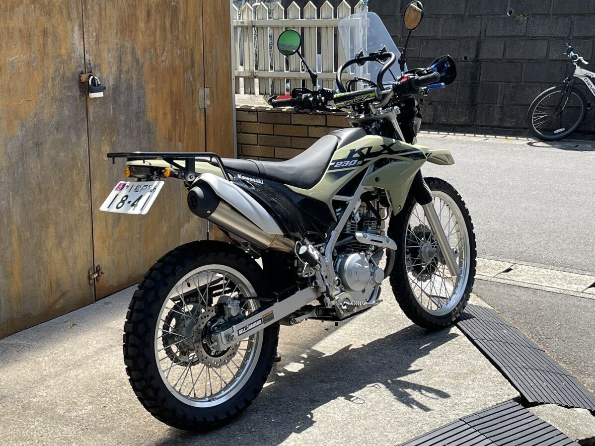 Kawasakiカワサキ KLX230S ABS付ツーリング仕様 令和4年登録 走行5.821km_画像4